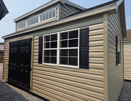 12x16 vinyl utility with dormer