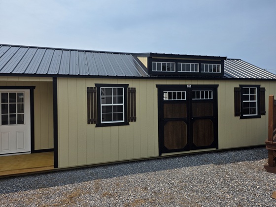 buy 12x32 utility with side porch and dormer in PA