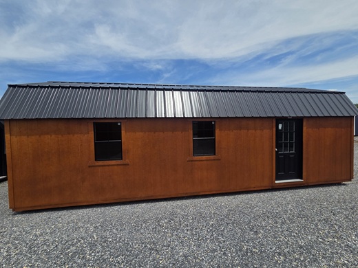 12x30 lofted barn with 9 foot garage package and urethane upgrade in PA