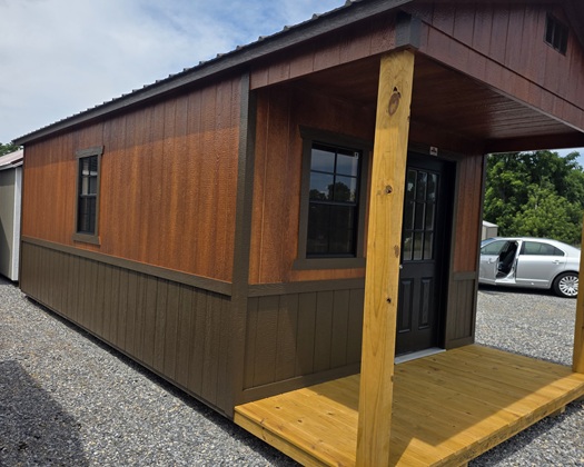 12x24 playhouse utility with windows and door