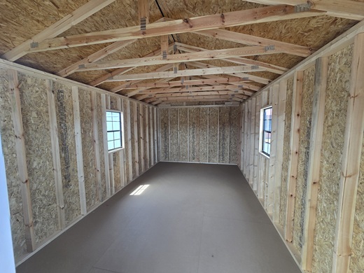 12x24 playhouse utility look inside