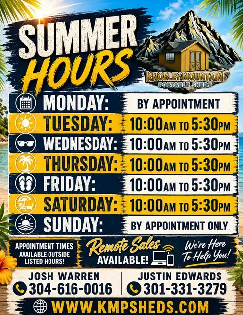 summer hours for Chambersburg PA