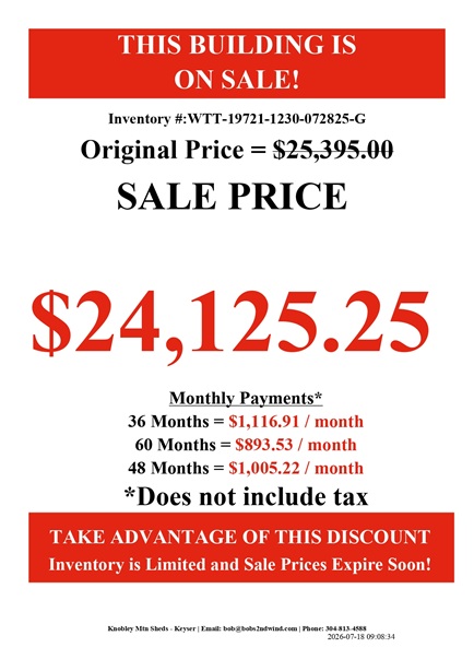 rent to own 12x30 timber trail log cabin