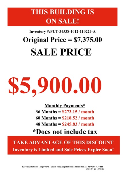 rent to own 10x12 greenhouse in MD