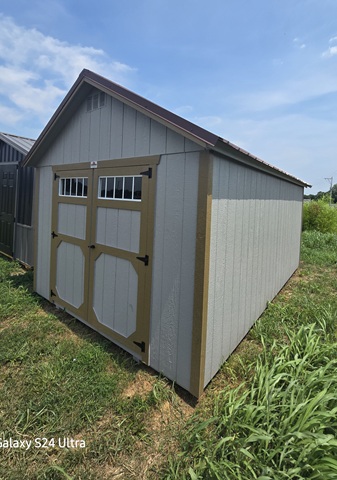 10x16 utility with double doors and windows in West Virginia