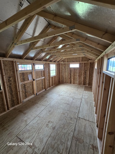 10x20 utility with Tech Shield on roof
