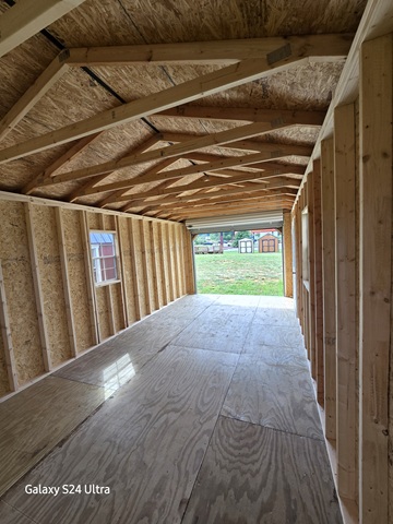 12x24 garage look inside