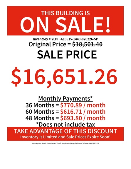 rent to own 14x40 lofted playhouse