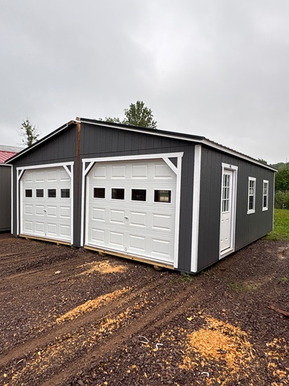24x24 double wide garage