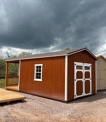 buy 12x24 utility with side porch in Buckhannon WV