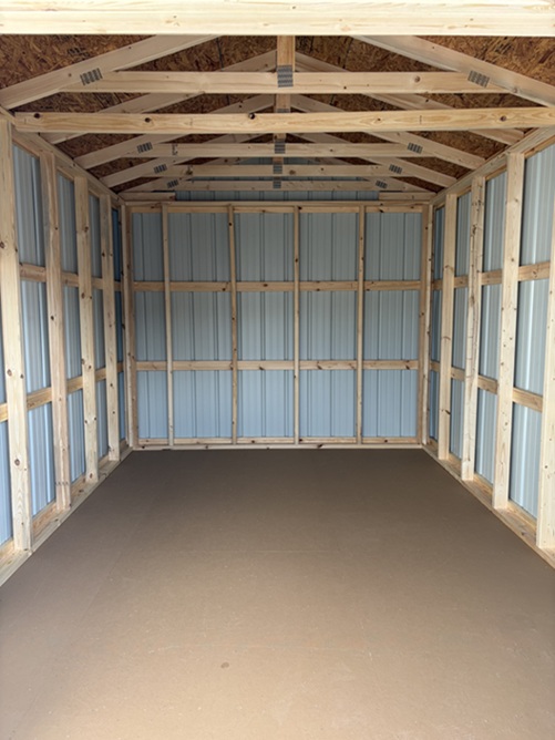 10x14 utility with metal siding and 8 foot walls for sale in West Virginia