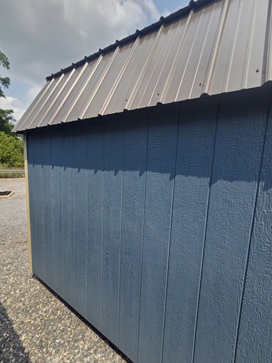 8x10 lofted barn side view