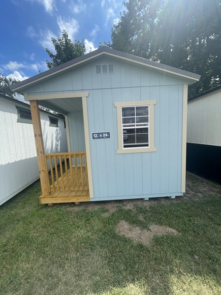 12x24 utility with side porch
