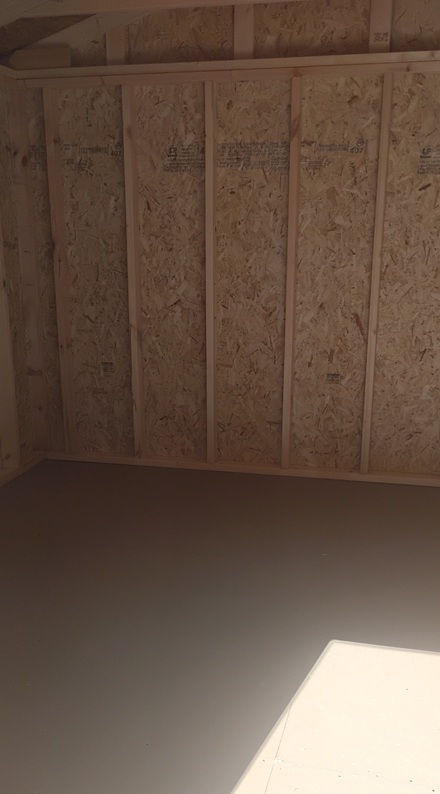 10x12 utility shed look inside