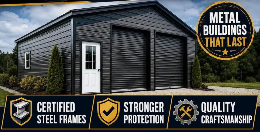metal buildings for sale at all kmp sheds locations