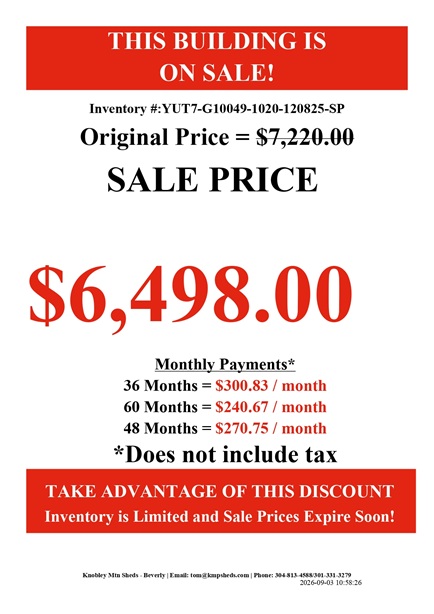 rent to own 10x20 utility