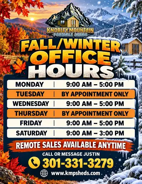 Hagerstown Fall hours