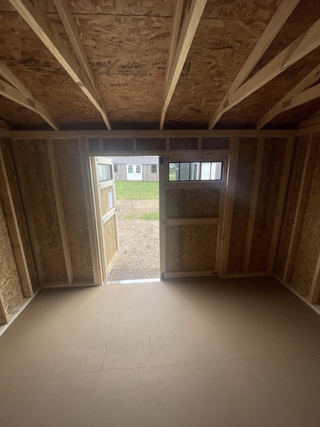 10x12 utility with 7 foot walls with double doors for sale