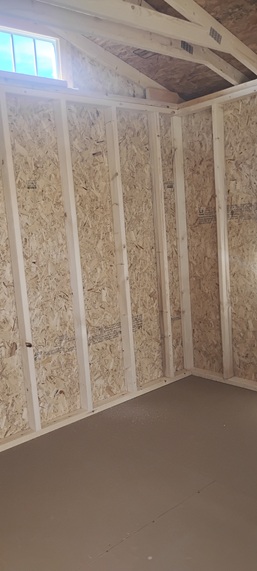 10x16 utility with gable dormer inside