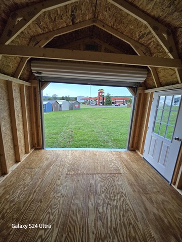 buy 12x32 lofted barn with 9 foot garage near Marlow WV