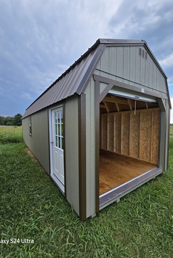 12x32 lofted garage