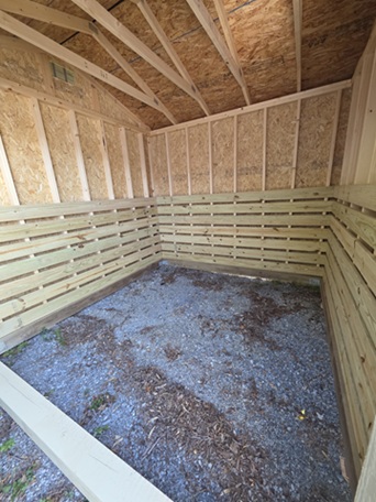 buy 10x10 animal shelter with 8 foot walls in VA