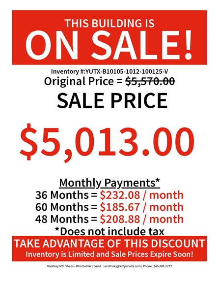 rent to own 10x12 office utility