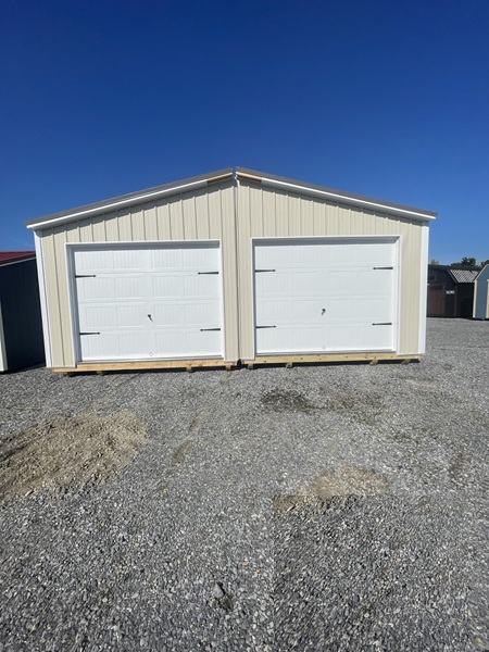24x24 double wide garage