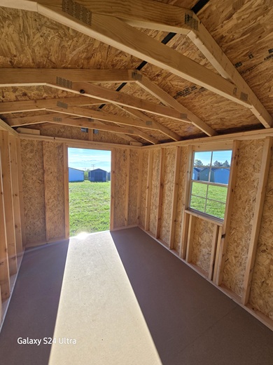 8x12 utility with 3 foot single door with window in WV