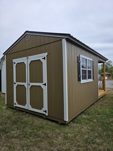 buy 12x20 utility building with side porch in Winchester Virginia